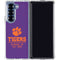 Clemson University Tigers Est 1889 Galaxy Z Fold6 Clear Case