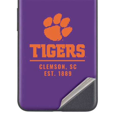 Clemson University Tigers Est 1889 Google Pixel 5a Skin