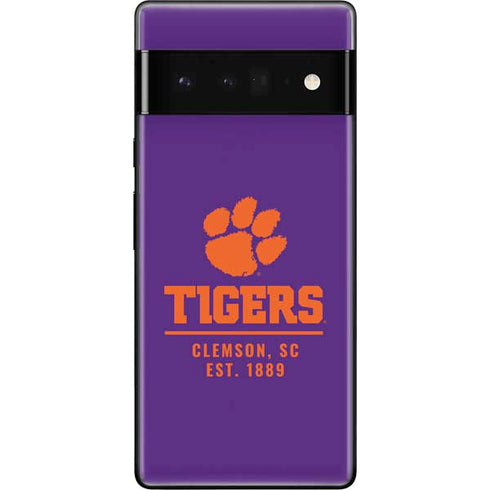 Clemson University Tigers Est 1889 Google Pixel 6 Pro Skin