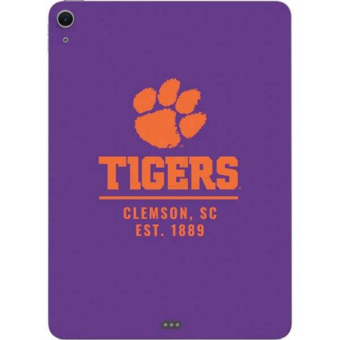 Clemson University Tigers Est 1889 Apple iPad Air Skin