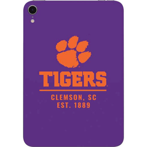 Clemson University Tigers Est 1889 Apple iPad Mini Skin