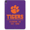 Clemson University Tigers Est 1889 Apple iPad Pro Skin