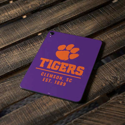 Clemson University Tigers Est 1889 Apple iPad Pro Skin
