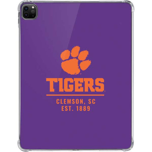 Clemson University Tigers Est 1889 iPad Pro 11in (2024) Clear Case