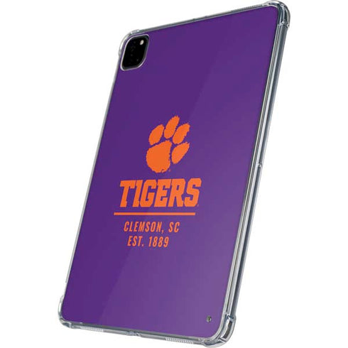 Clemson University Tigers Est 1889 iPad Pro 11in (2024) Clear Case