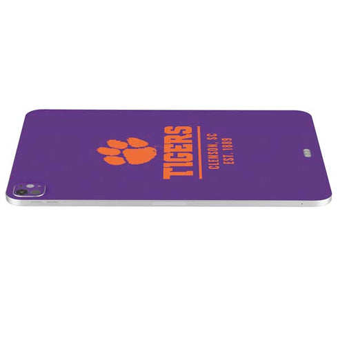 Clemson University Tigers Est 1889 iPad Pro 13in M4 (2024) Skin