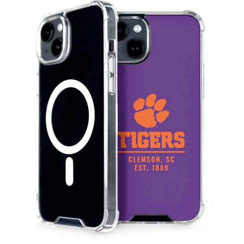 Clemson University Tigers Est 1889 iPhone 13 MagSafe Case