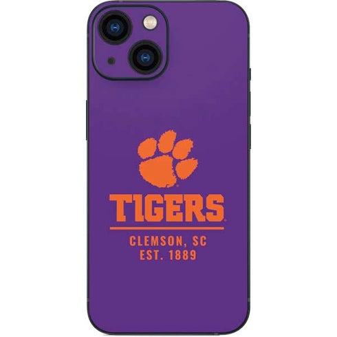 Clemson University Tigers Est 1889 iPhone 13 Mini Skin