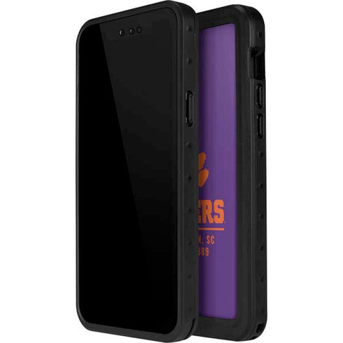 Clemson University Tigers Est 1889 iPhone 14 Pro Max Waterproof Case
