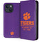 Clemson University Tigers Est 1889 iPhone 15 Plus Folio Case
