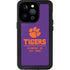 Clemson University Tigers Est 1889 iPhone 15 Pro Waterproof Case