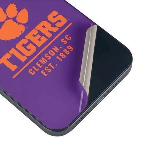 Clemson University Tigers Est 1889 iPhone 15 Skin