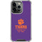 Clemson University Tigers Est 1889 iPhone 16 Pro Clear Case