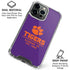 Clemson University Tigers Est 1889 iPhone 16 Pro Clear Case
