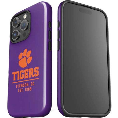 Clemson University Tigers Est 1889 iPhone 16 Pro Impact Case