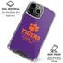 Clemson University Tigers Est 1889 iPhone 16 Pro Max Clear Case