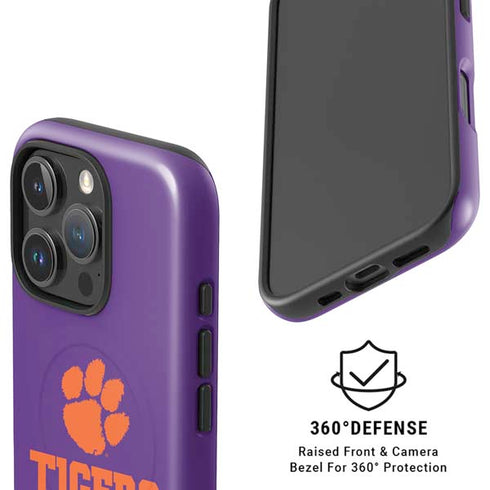Clemson University Tigers Est 1889 iPhone 16 Pro Max Magsafe Impact Case