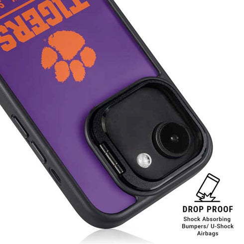 Clemson University Tigers Est 1889 iPhone 16e Kickstand Case