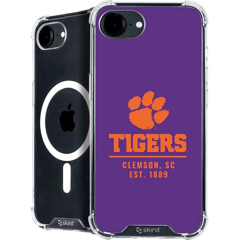 Clemson University Tigers Est 1889 iPhone 16e MagSafe Case
