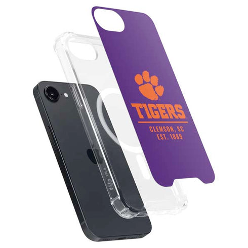 Clemson University Tigers Est 1889 iPhone 16e MagSafe Case