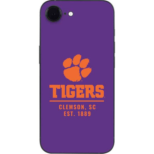 Clemson University Tigers Est 1889 iPhone 16e Skin