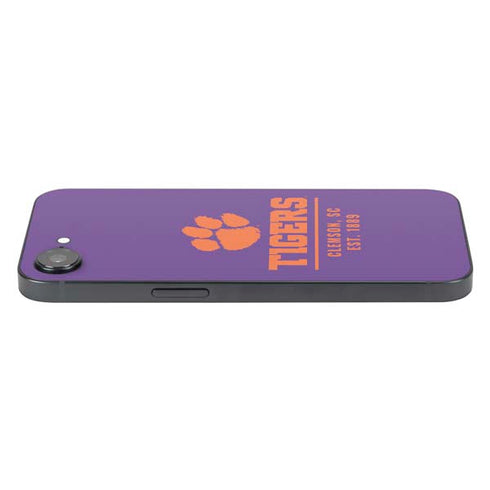 Clemson University Tigers Est 1889 iPhone 16e Skin