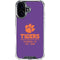 Clemson University Tigers Est 1889 iPhone 17 Clear Case