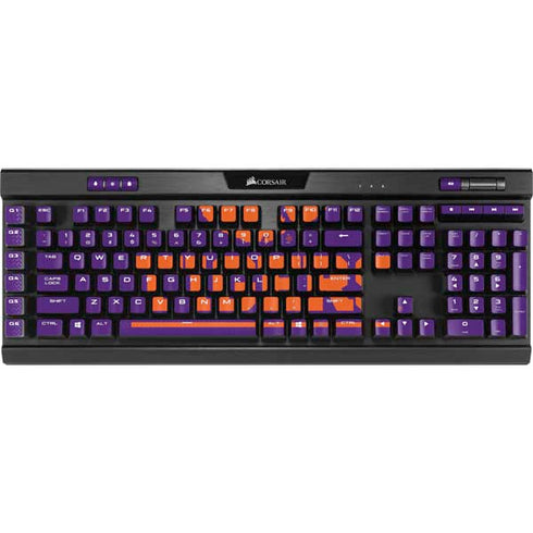 Clemson University Tigers Est 1889 K95 RGB PLATINUM Mechanical Gaming Keyboard Skin