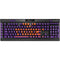Clemson University Tigers Est 1889 K95 RGB PLATINUM Mechanical Gaming Keyboard Skin