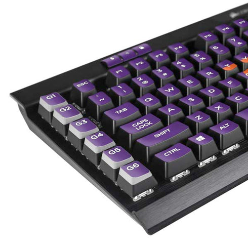 Clemson University Tigers Est 1889 K95 RGB PLATINUM Mechanical Gaming Keyboard Skin