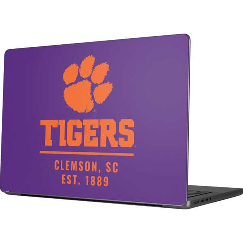 Clemson University Tigers Est 1889 MacBook Pro 14in (2021-24) Skin