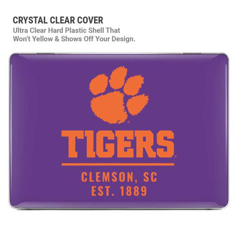 Clemson University Tigers Est 1889 MacBook Pro 16in (2021-25) Case plus Skin