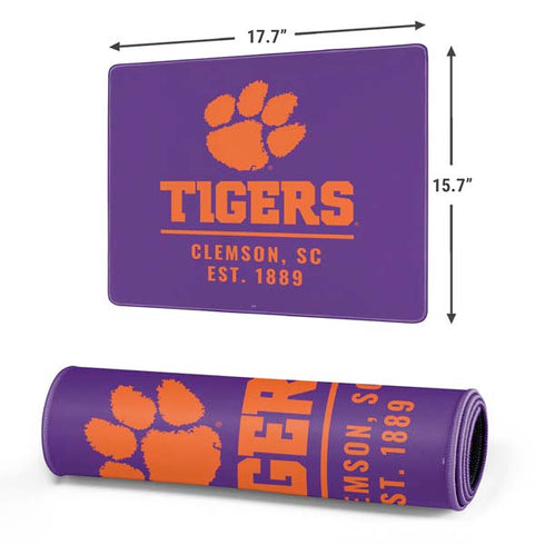 Clemson University Tigers Est 1889 Gaming Mouse Pad