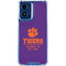 Clemson University Tigers Est 1889 Moto G 5G (2024) Clear Case