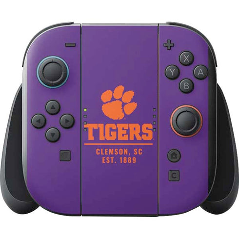 Clemson University Tigers Est 1889 Nintendo Switch 2 (2025) with Joy-Con Skin
