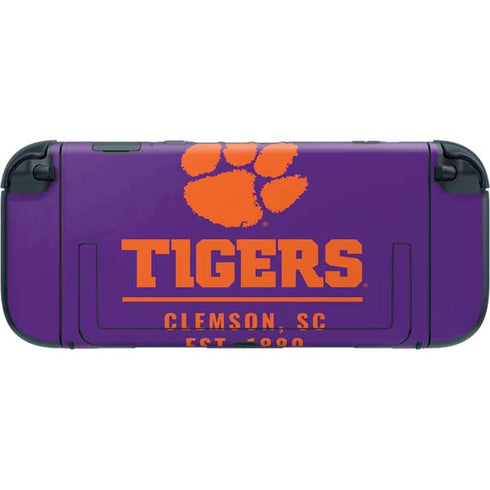 Clemson University Tigers Est 1889 Nintendo Switch 2 (2025) with Joy-Con Skin