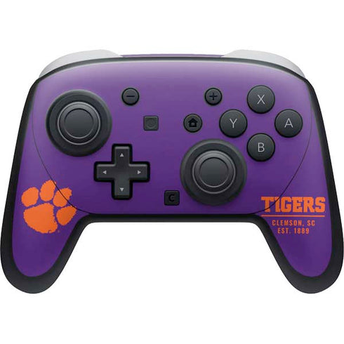 Clemson University Tigers Est 1889 Nintendo Switch 2 (2025) Pro Controller Skin