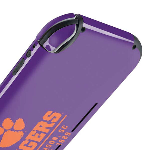 Clemson University Tigers Est 1889 Nintendo Switch Lite Skin