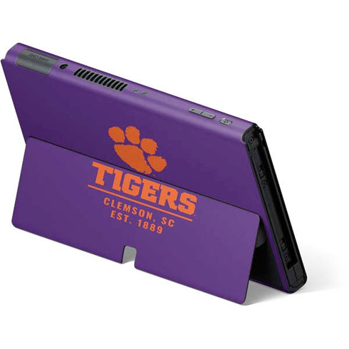 Clemson University Tigers Est 1889 Nintendo Switch OLED (2021) Skin