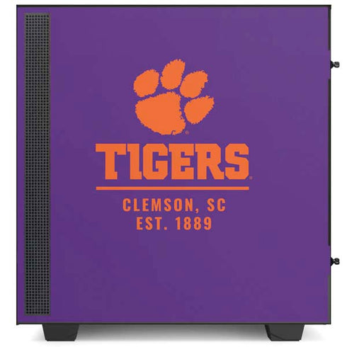 Clemson University Tigers Est 1889 NZXT H510 Compact ATX Mid-Tower Case Skin