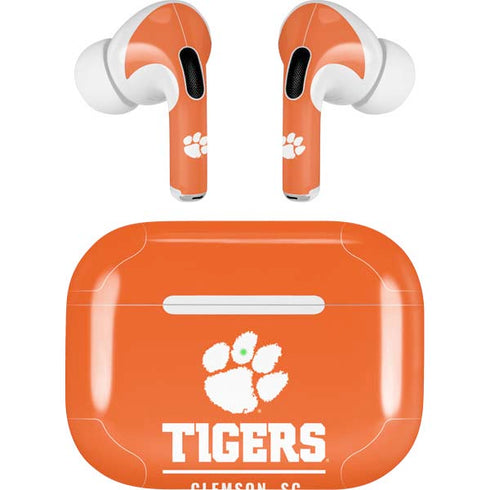 Clemson University Tigers Est 1889 Orange AirPods Pro 2nd Gen Skin