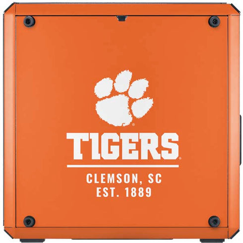 Clemson University Tigers Est 1889 Orange Cooler Master MasterBox Q300L Mini Tower Skin
