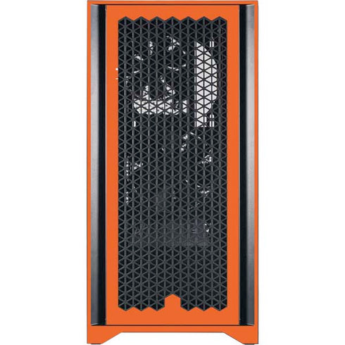 Clemson University Tigers Est 1889 Orange Corsair 4000D Tempered Glass Mid-Tower ATX Case Skin