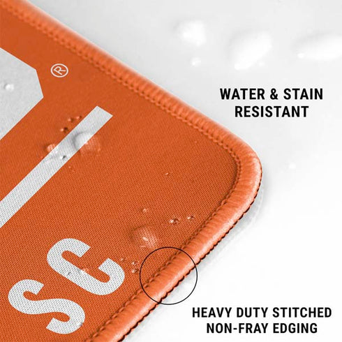 Clemson University Tigers Est 1889 Orange Gaming Mouse Pad