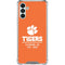 Clemson University Tigers Est 1889 Orange Galaxy A13 5G Clear Case