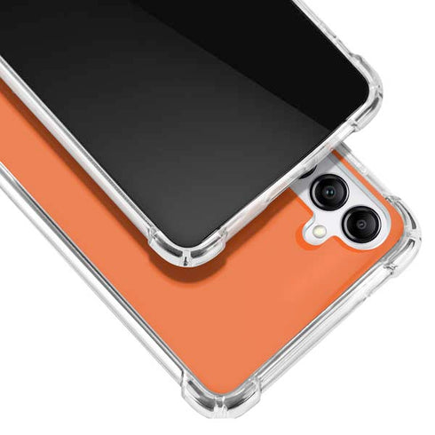 Clemson University Tigers Est 1889 Orange Galaxy A14 5G Clear Case