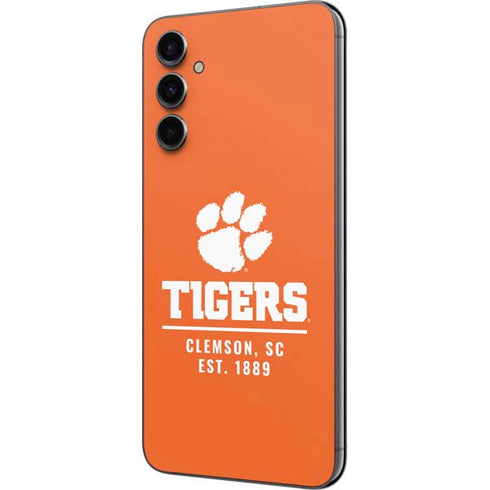 Clemson University Tigers Est 1889 Orange Galaxy A14 5G Skin