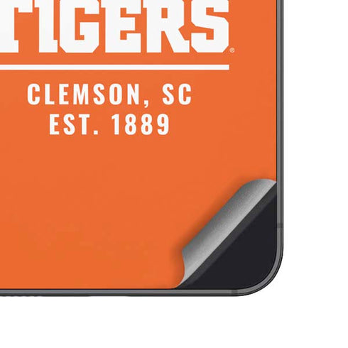 Clemson University Tigers Est 1889 Orange Galaxy A14 5G Skin