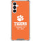Clemson University Tigers Est 1889 Orange Galaxy A16 5G Clear Case