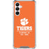 Clemson University Tigers Est 1889 Orange Galaxy A16 5G Clear Case